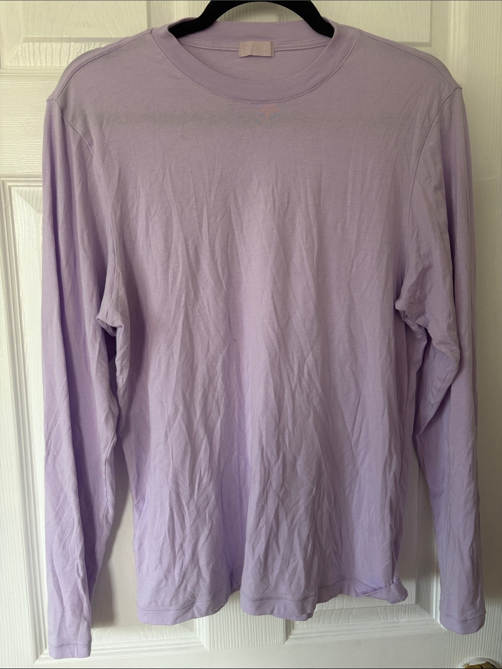 SKIMS Light Lavender Long Sleeve Crewneck Tee